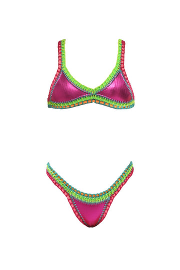 Bikini “Coral reef” - Double Face Handmade in Brazil - Franticsince1990